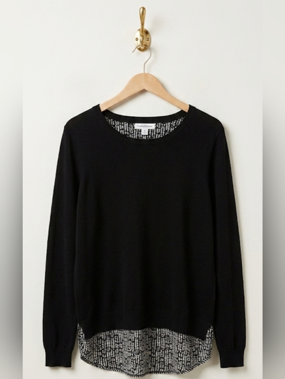 Croft & Barrow Layered Look Sweater XL